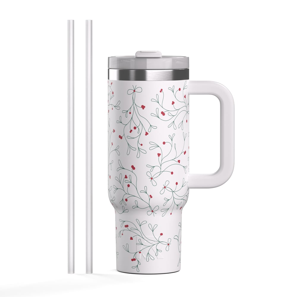 30oz Road Trip Tumbler, Mistletoe Image
