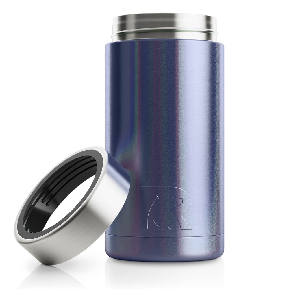 16oz Essential Craft Can Cooler, Pacific, Glitter