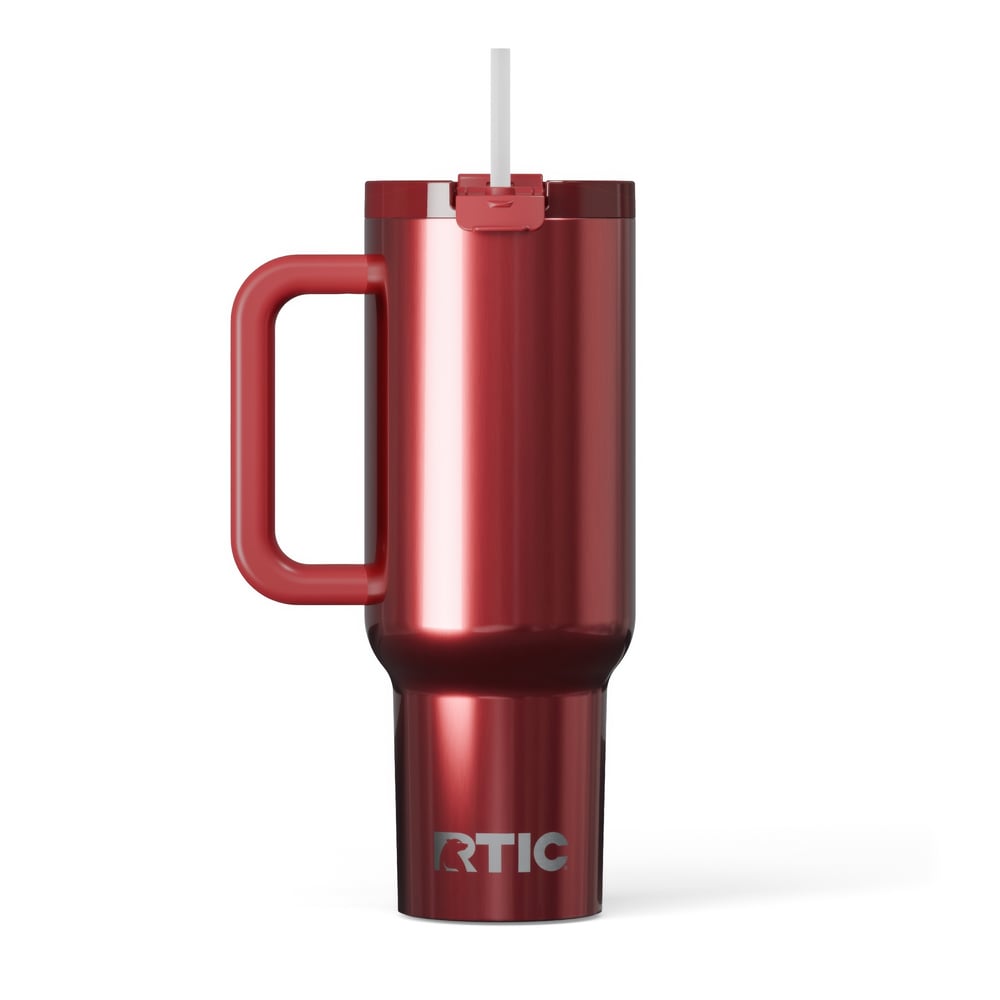 40oz Road Trip Tumbler, Black Cherry Metallic