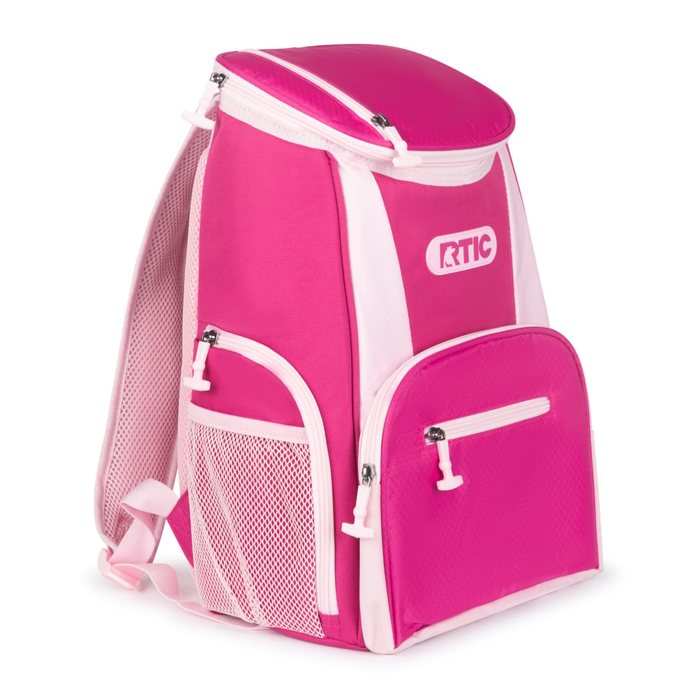 15 Can Lightweight Backpack Cooler, Very Berry, Adjustable Straps, Padded