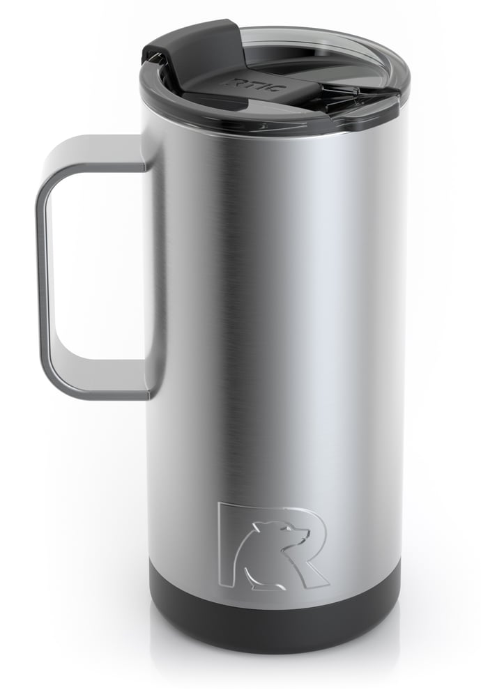 16oz Travel Mug, Stainless, Matte Image