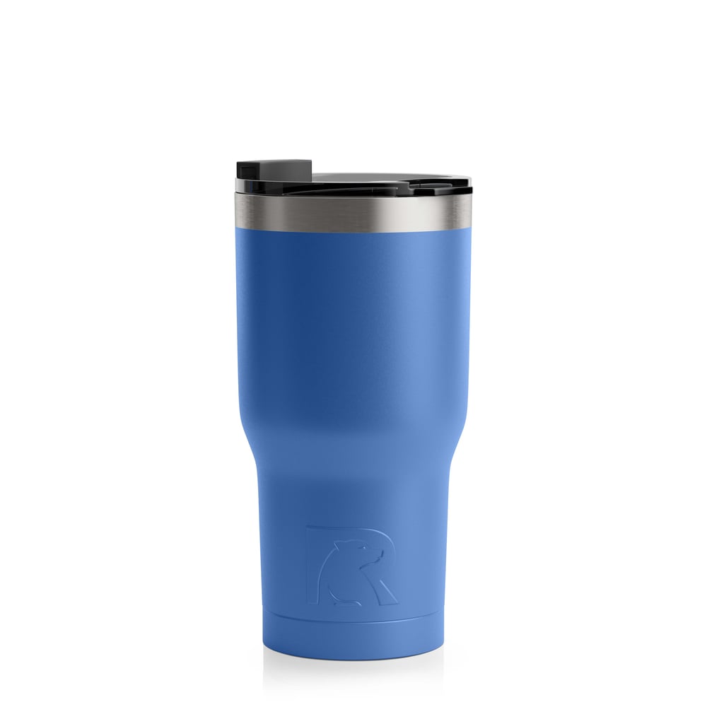 RTIC 20oz Tumbler, Pond, Matte, Stainless Steel & Vacuum Insulated, Flip-Top Lid