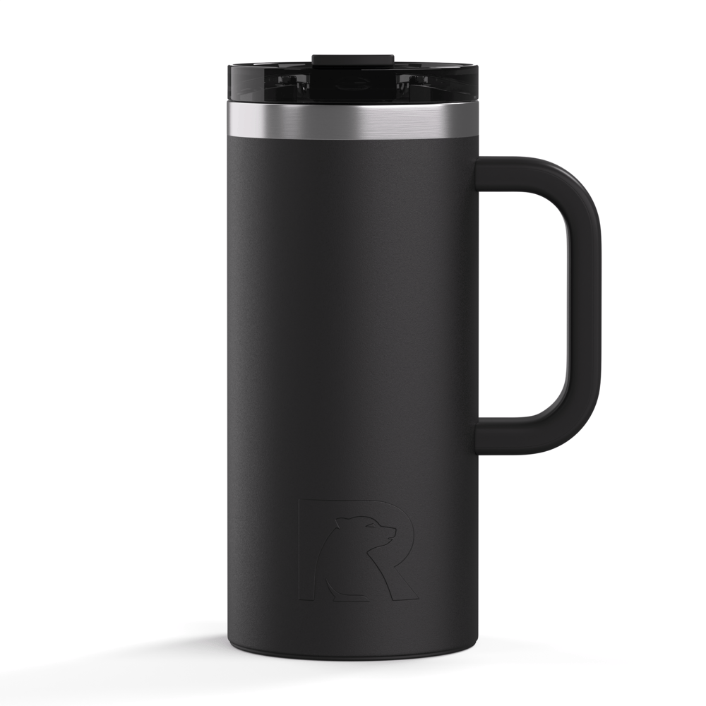 16oz Road Trip Travel Mug, Black Image