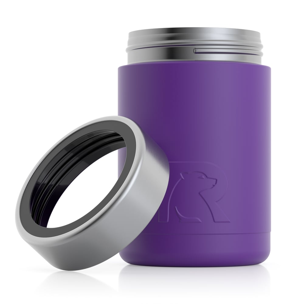 12oz Essential Can Cooler, Majestic Purple, Matte