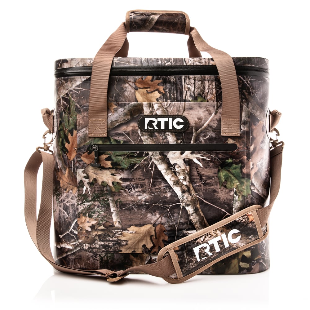 50 Can Ultra-Tough Soft Cooler, Kanati Camo Image