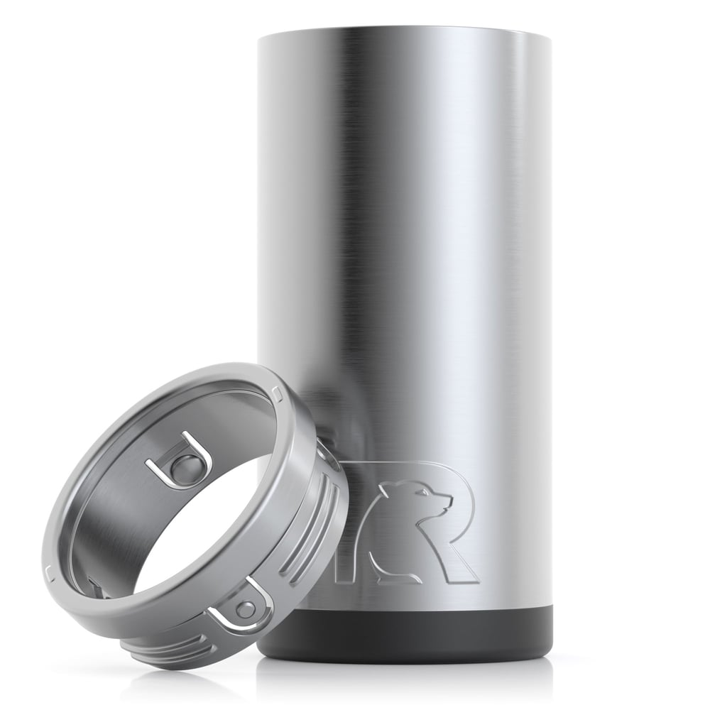 12oz Essential Skinny Can Cooler, Stainless, Matte