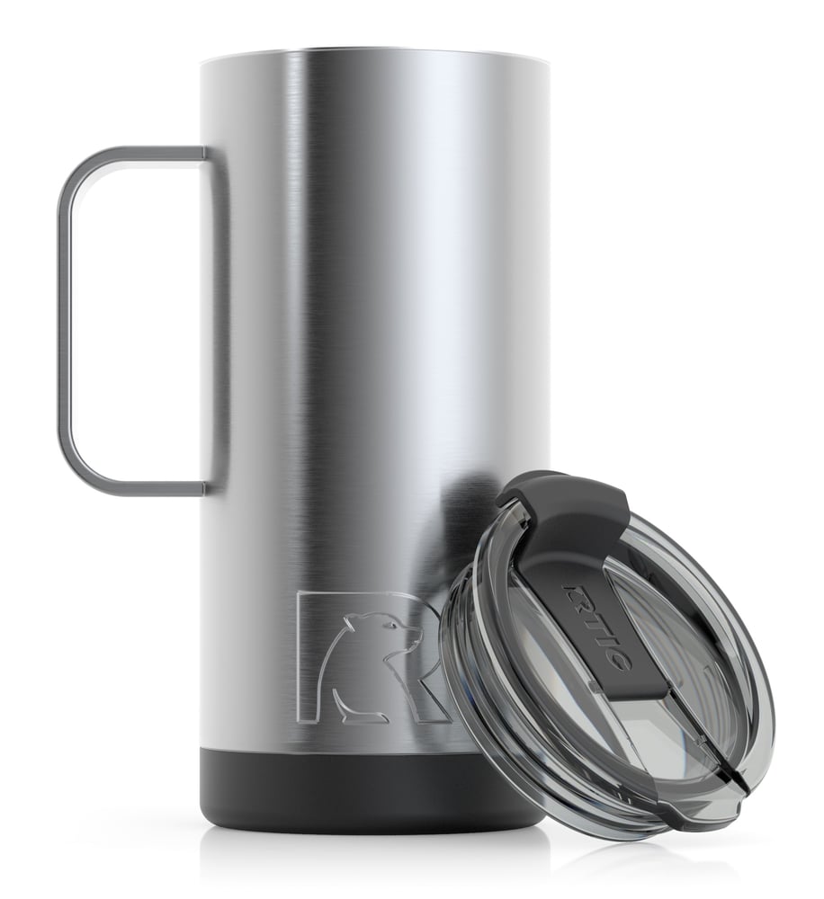16oz Travel Mug, Stainless, Matte Image