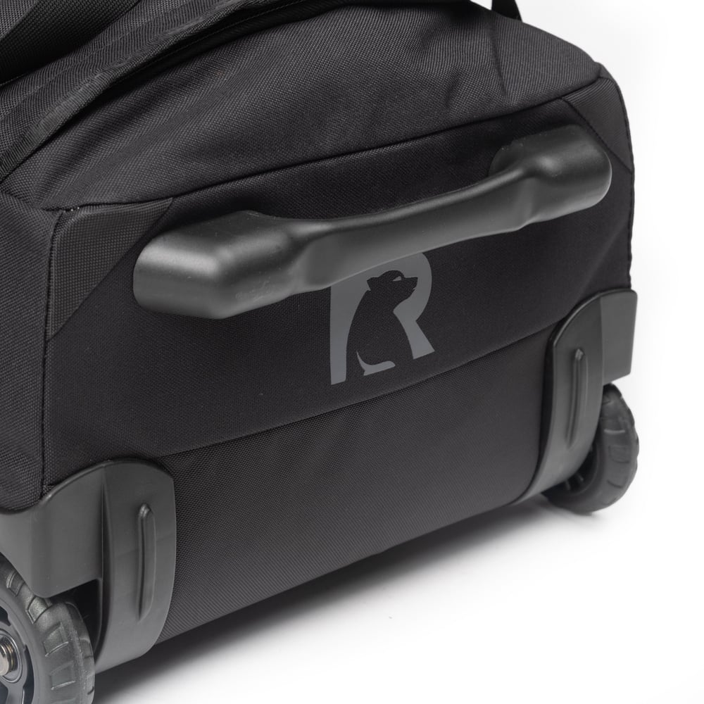 Medium Road Trip Rolling Duffle Bag, Black Image