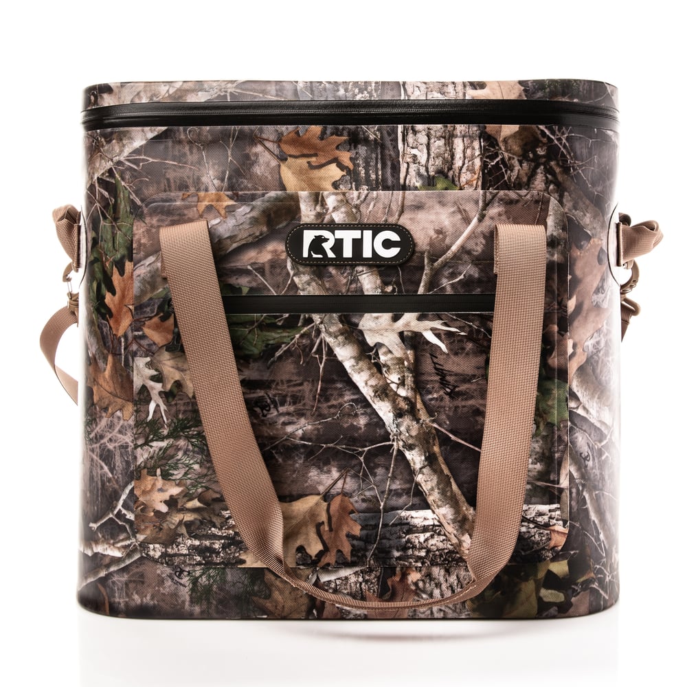 50 Can Ultra-Tough Soft Cooler, Kanati Camo Image