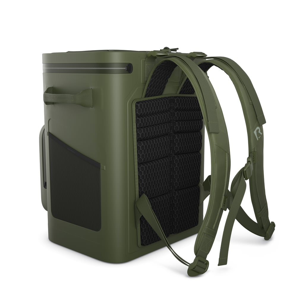 24 Can Ultra-Tough Backpack Cooler, Olive Image