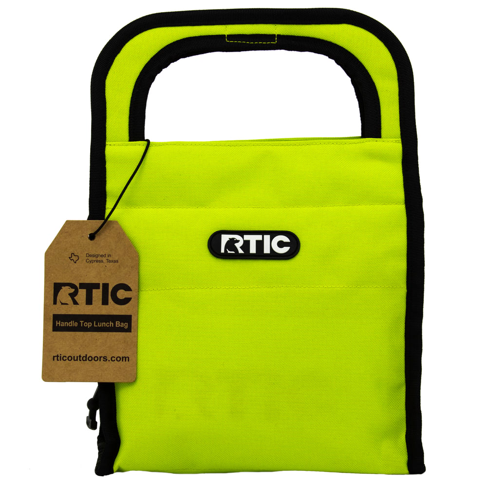 RTIC Insulated Gel Handle Lunch Bag, Lime Green