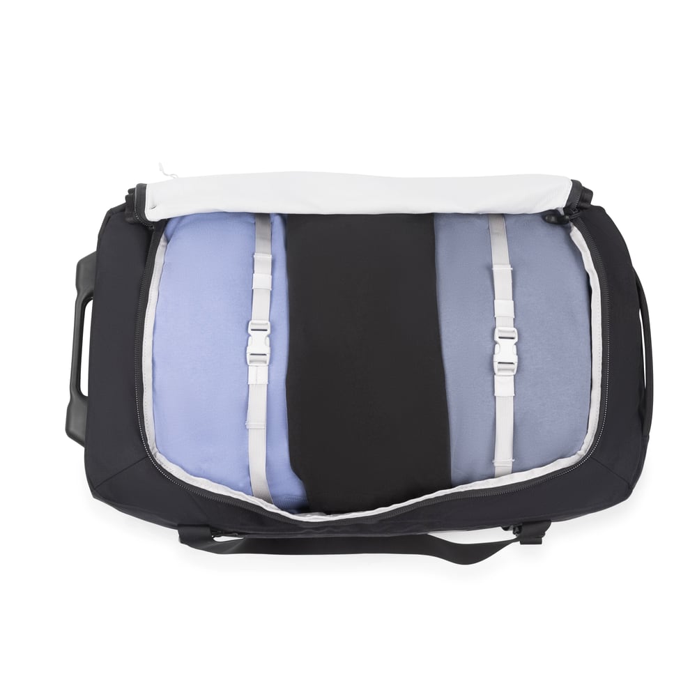 Large Road Trip Rolling Duffle Bag, Black Image