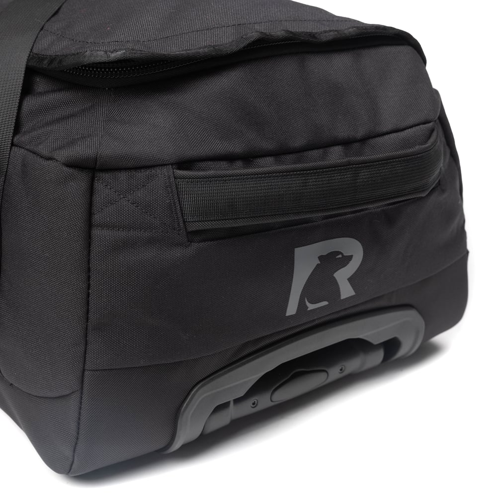 Medium Road Trip Rolling Duffle Bag, Black Image