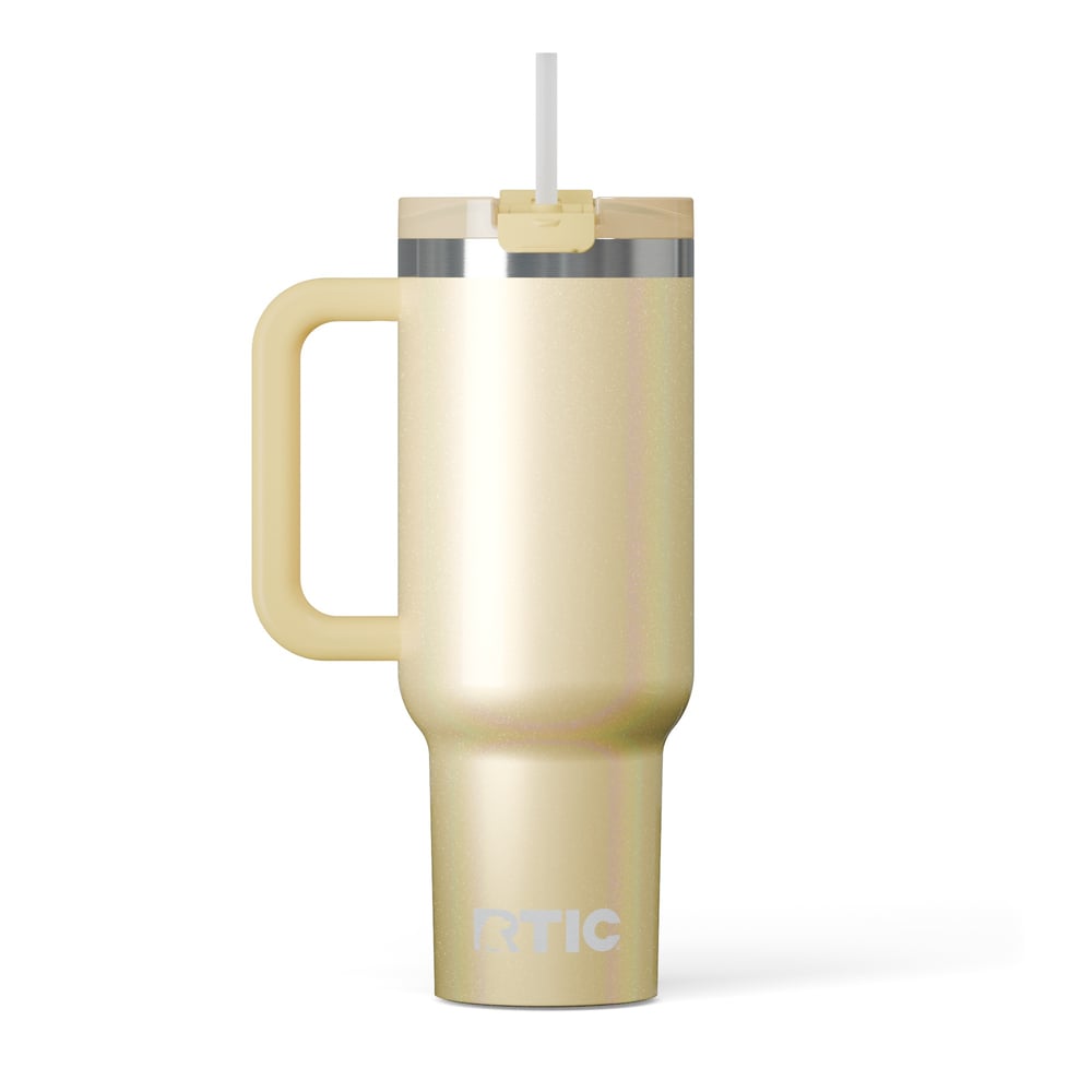 40oz Road Trip Tumbler, Sunlight Glitter
