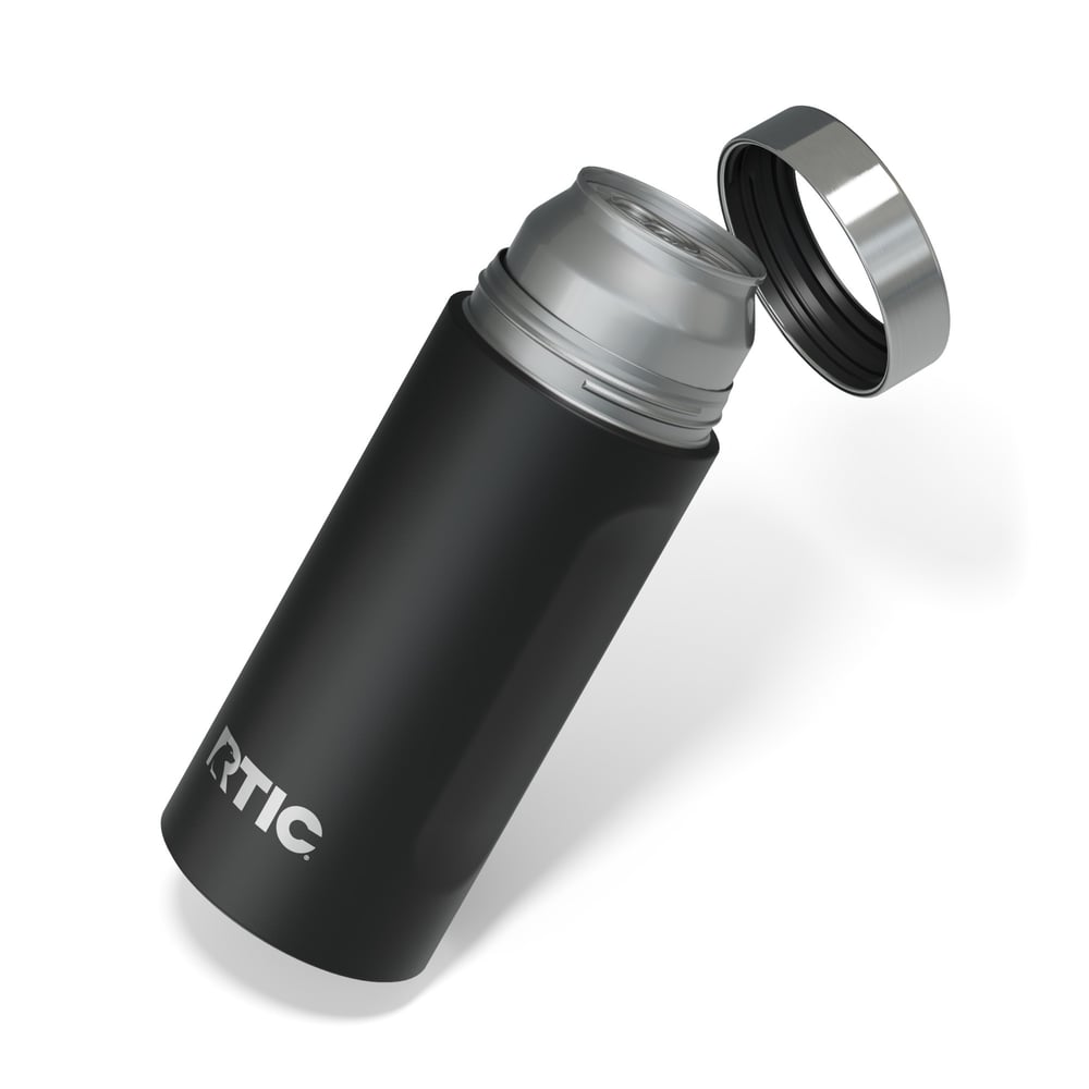 24oz Essential Can Cooler, Black Image