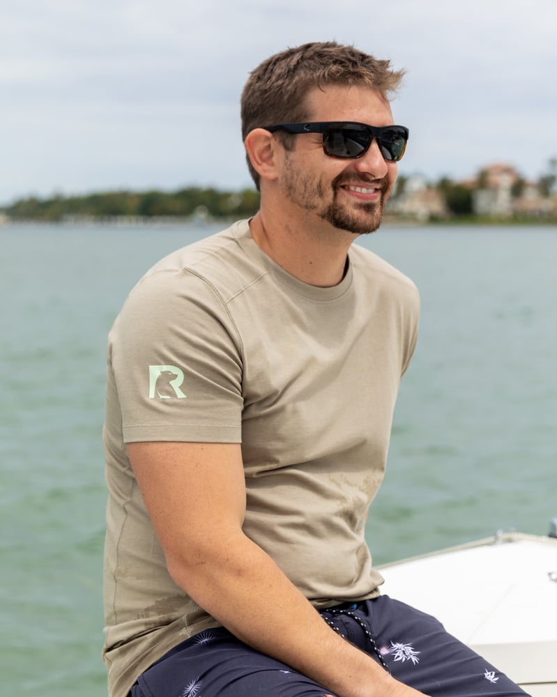 Men's R-Tech Performance Tees, Live Oak, L Image