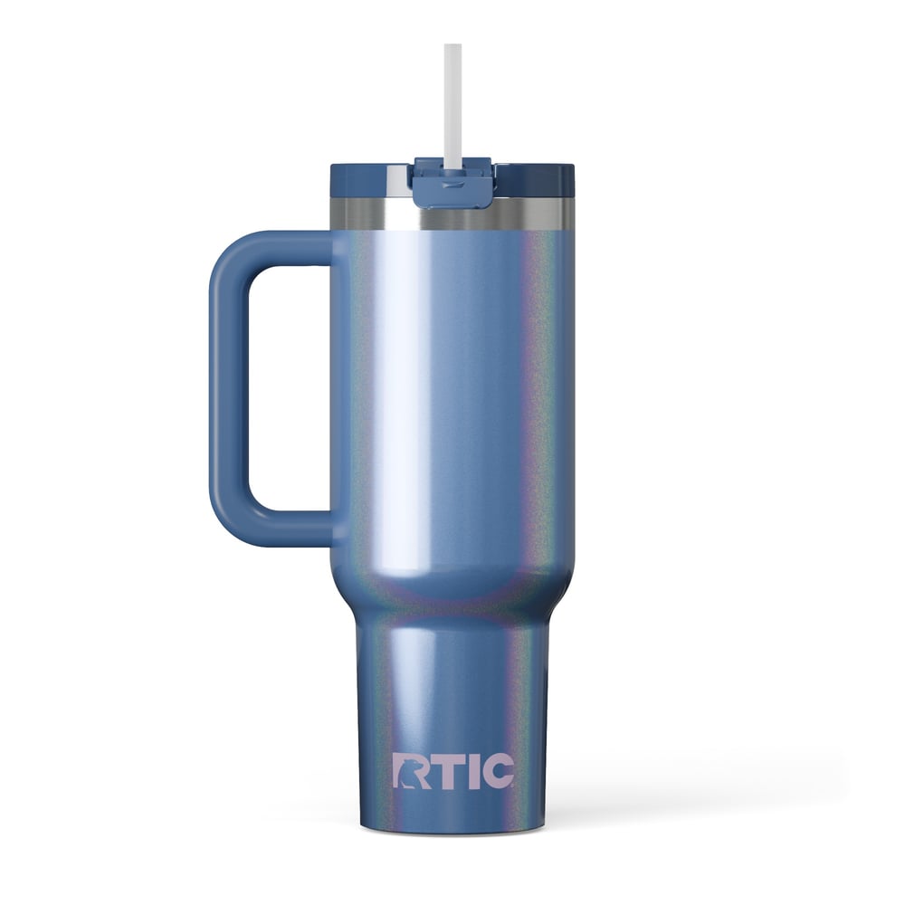40oz Road Trip Tumbler, Pond Glitter