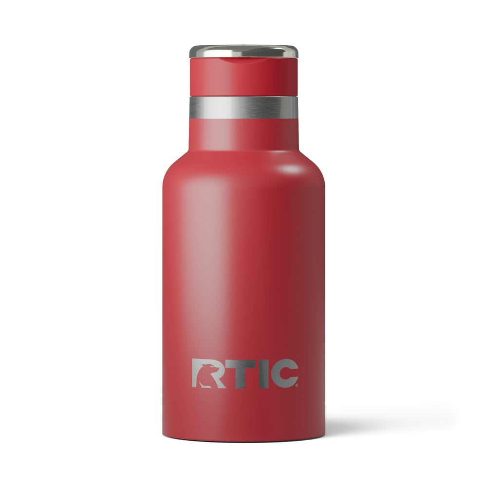 12oz Little Journey Bottle, Flag Red