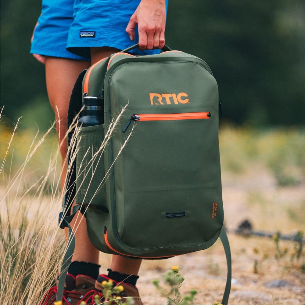 Ultra-Dry Backpack, Olive & Orange Image