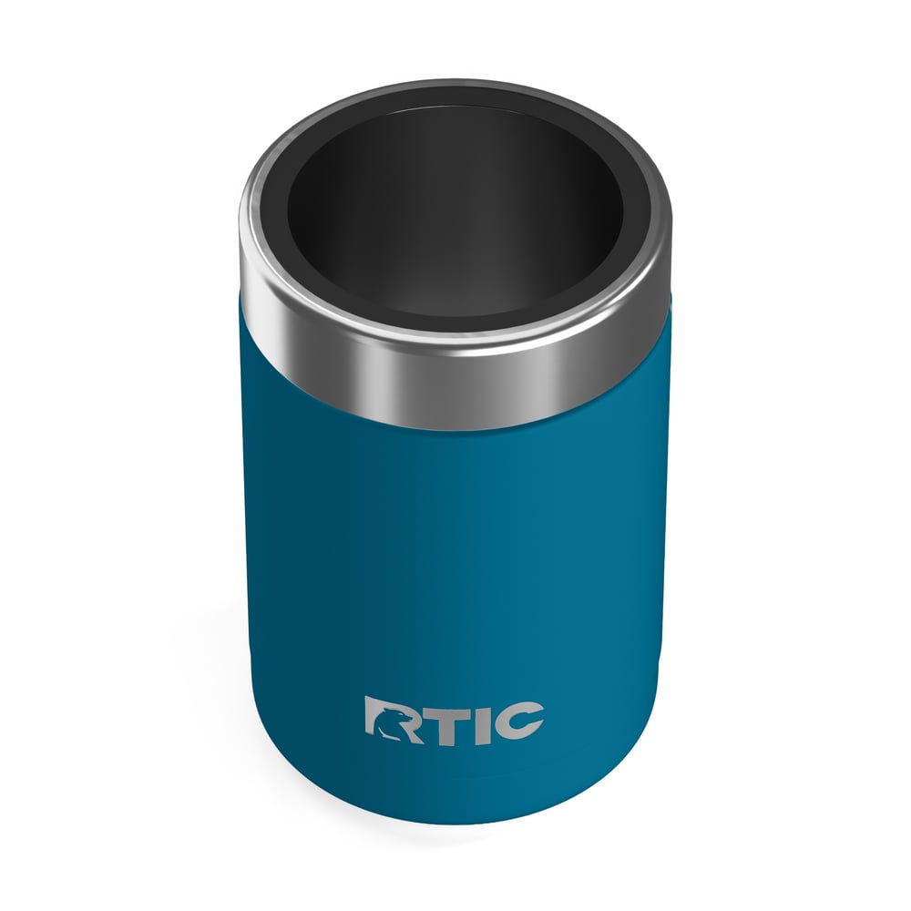 12oz Essential Can Cooler, Lake Blue, Matte Image