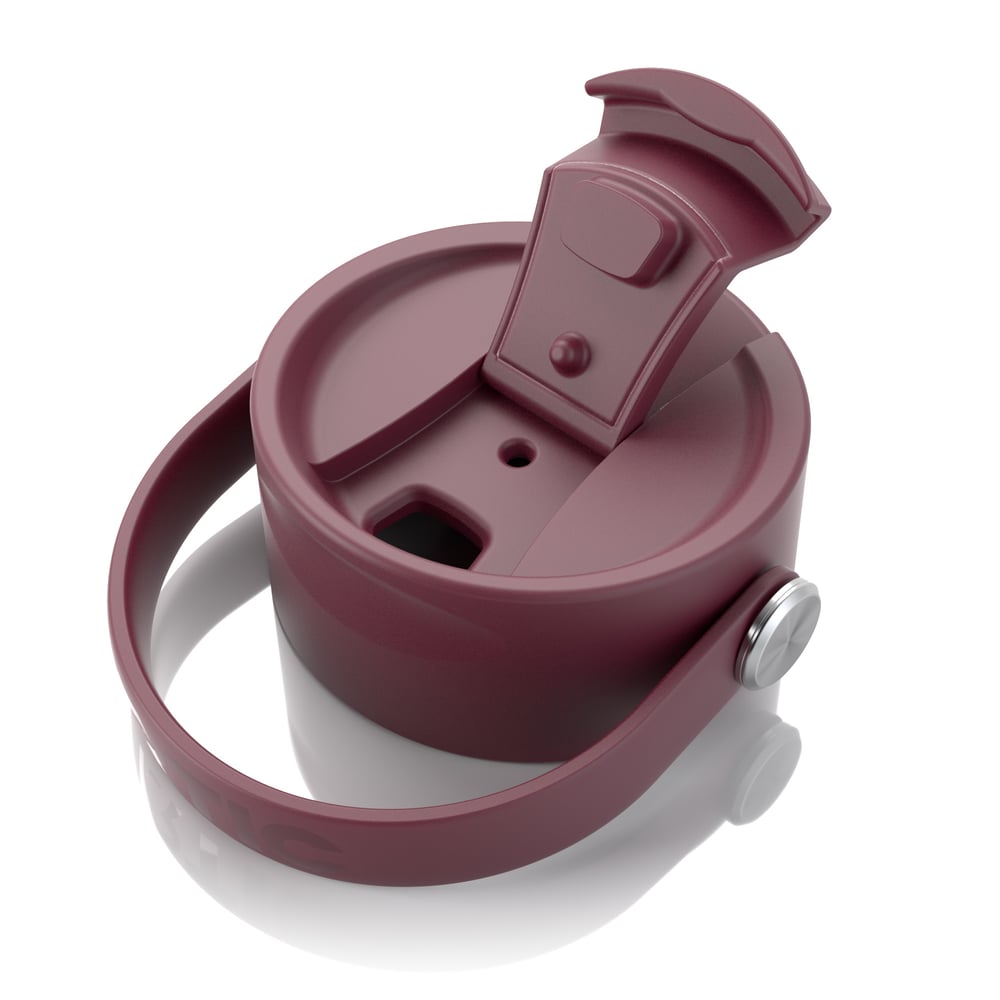 32oz & 40oz Bottle Lid, Maroon