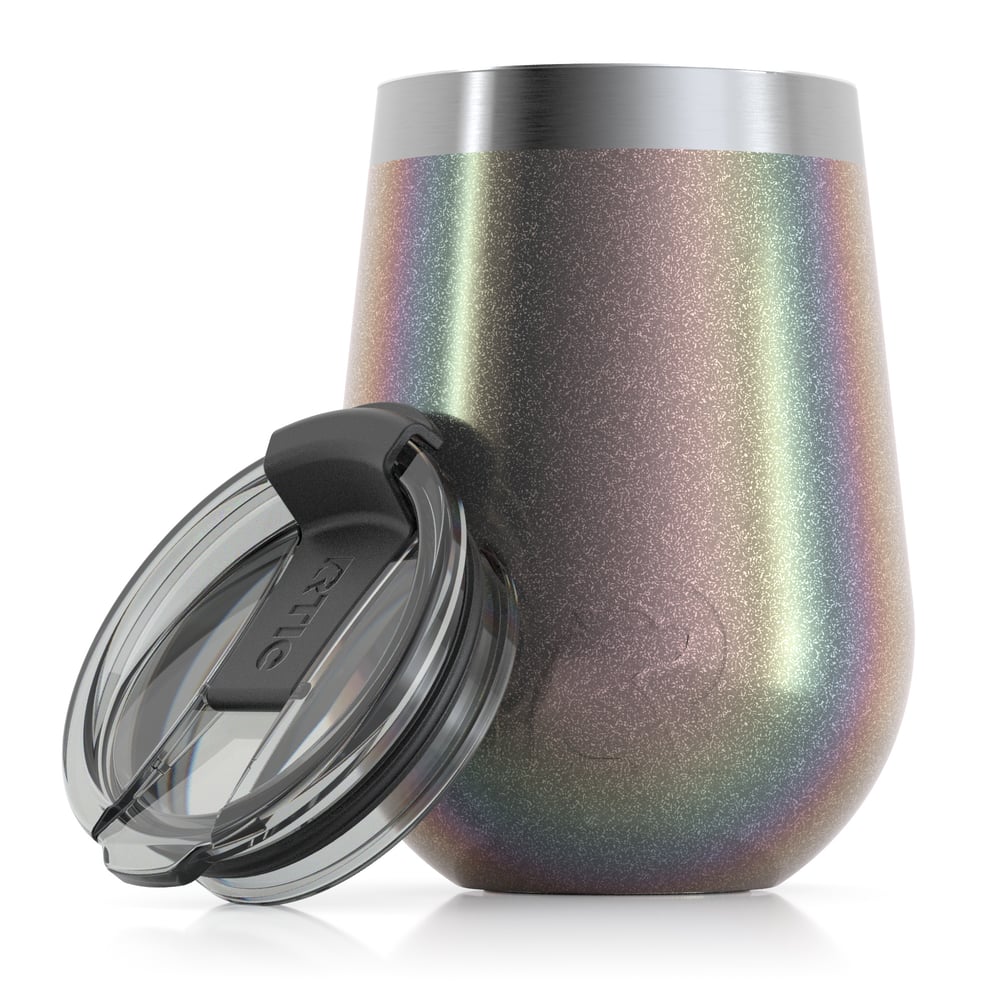 RTIC 12oz Cocktail Tumbler, Twilight, Matte, Stainless Steel & Vacuum Insulated, Flip-Top Lid