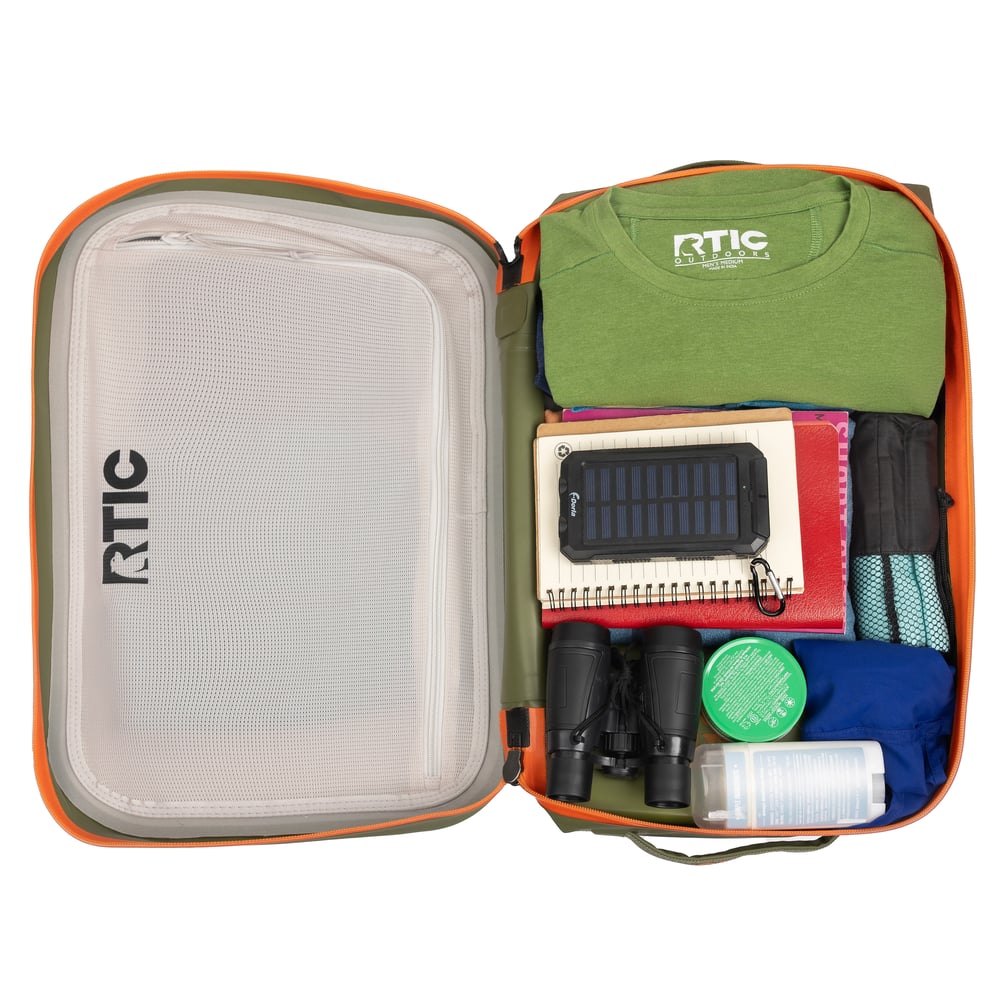 Ultra-Dry Backpack, Olive & Orange Image