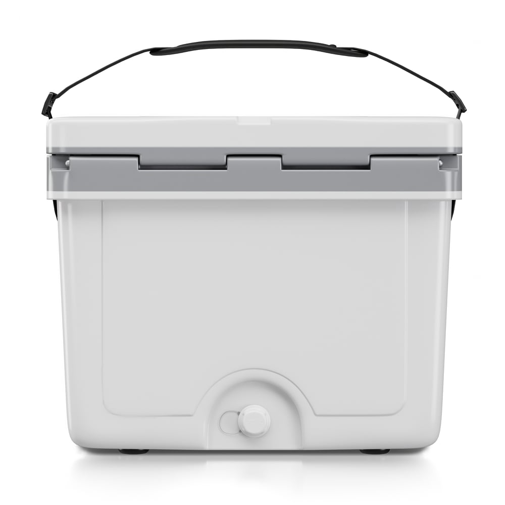 22 QT Ultra-Light Cooler, White & Grey Image