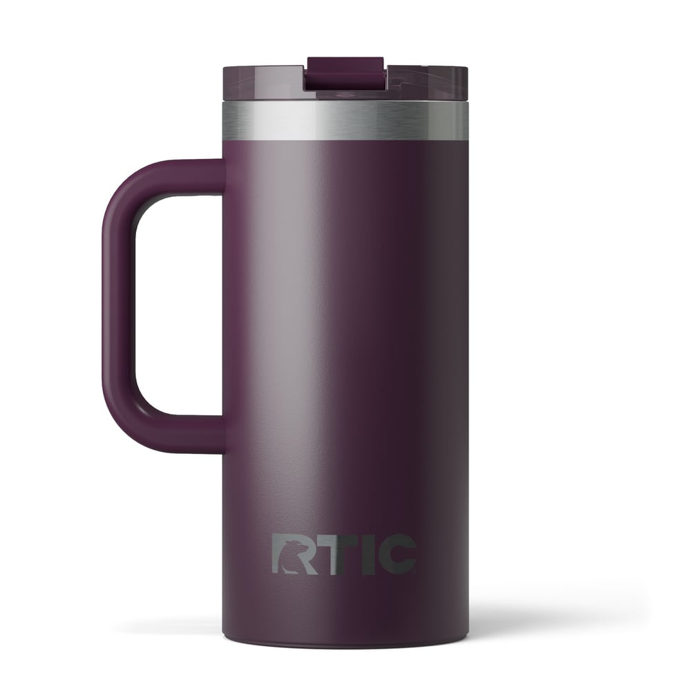 16oz Road Trip Travel Mug, Plum