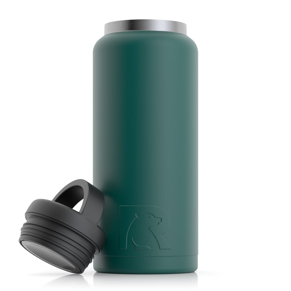 RTIC 36oz Bottle, Forest Green, Matte, Stainless Steel & Vacuum Insulated