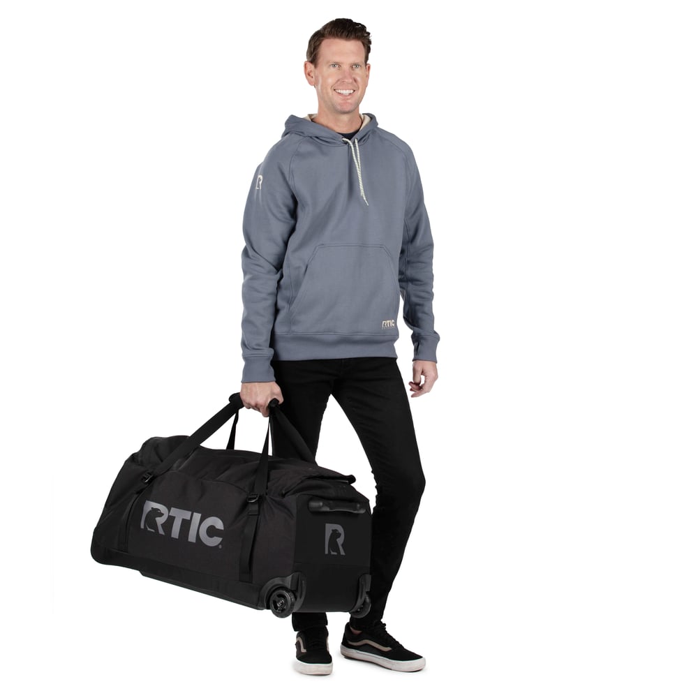 Large Road Trip Rolling Duffle Bag, Black Image