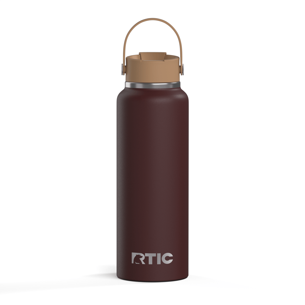 40oz Outback Bottle, Chocolate Brown/Cashmere