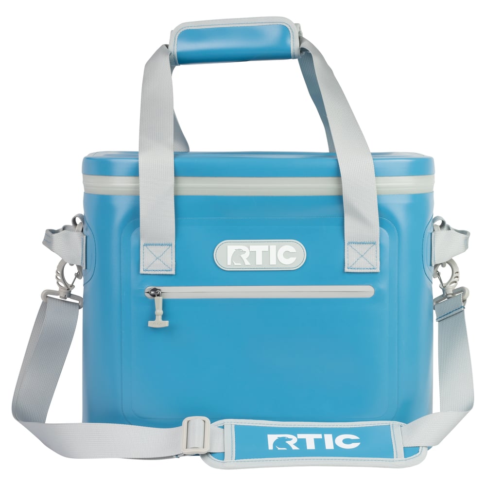 RTIC 30 Can Ultra-Tough Soft Cooler, Slate Blue Leakproof & Puncture Proof