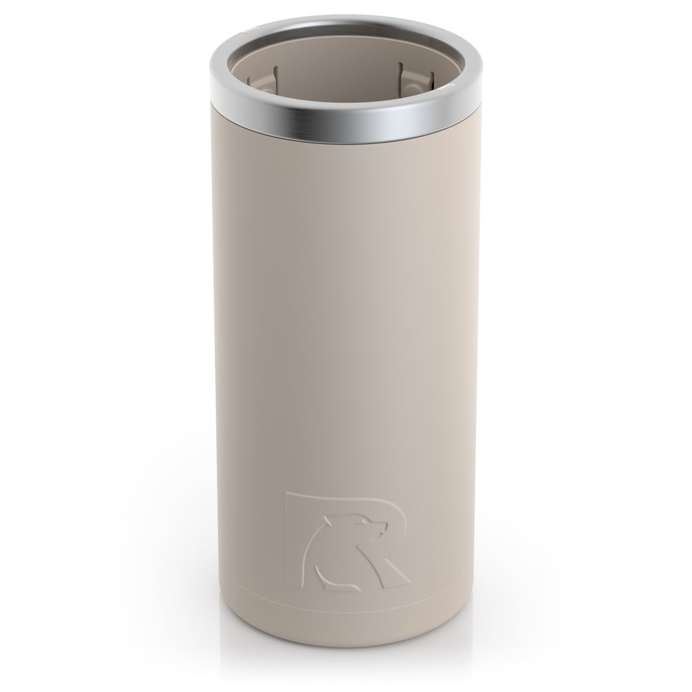 12oz Essential Skinny Can Cooler, Beach, Matte