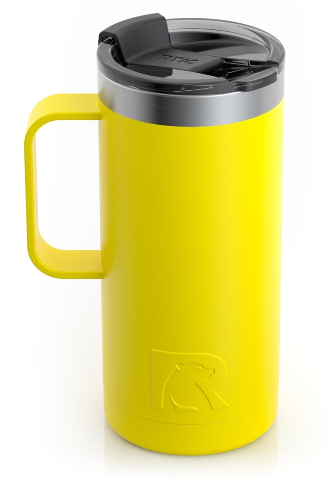 16oz Travel Mug, Sunflower, Matte Image