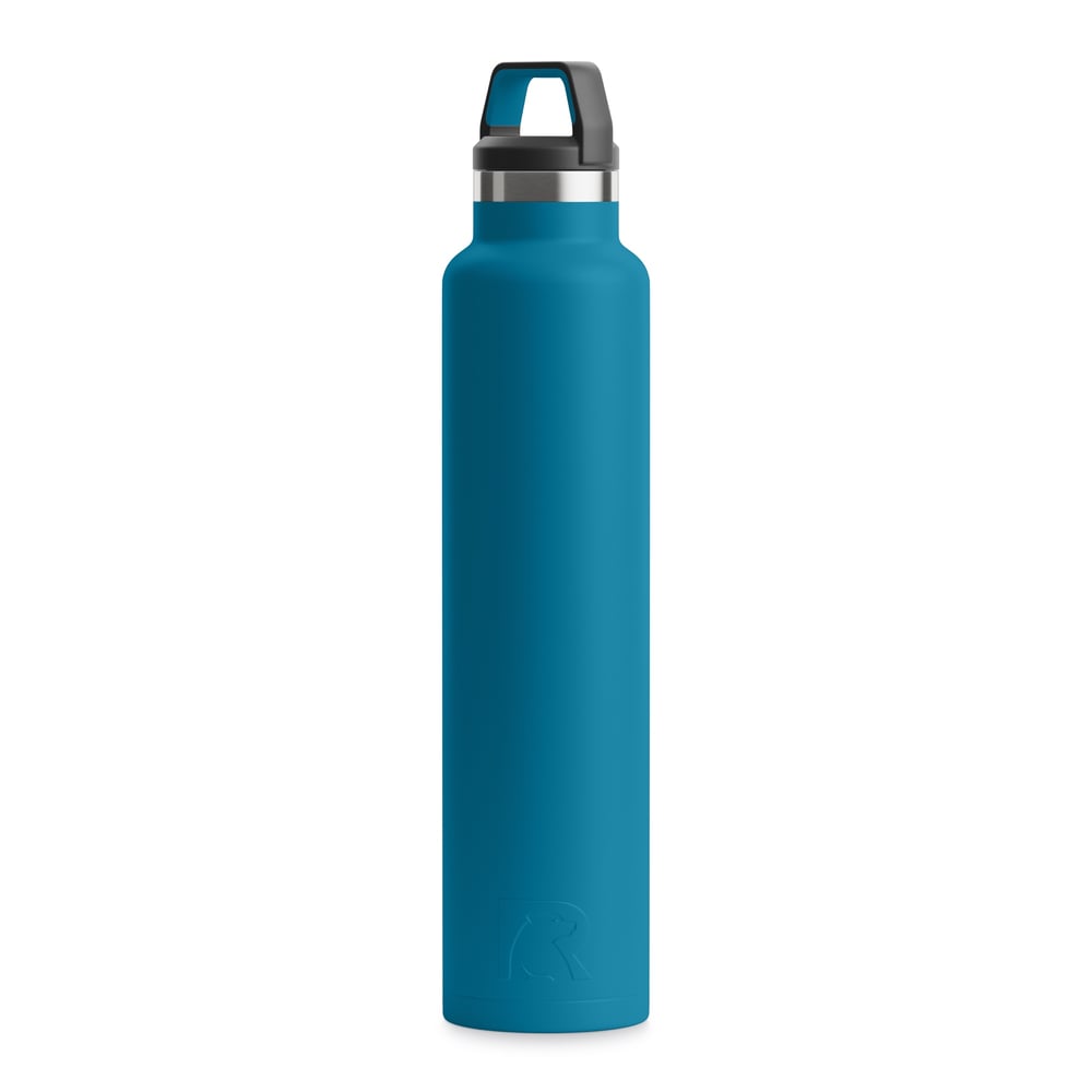 RTIC 26oz Water Bottle, Lake Blue, Matte, Stainless Steel & Vacuum Insulated