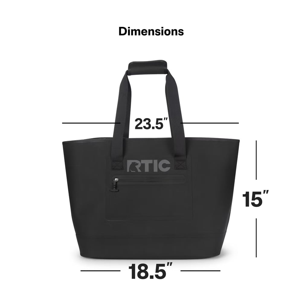 Large Ultra-Tough Tote, Navy Image