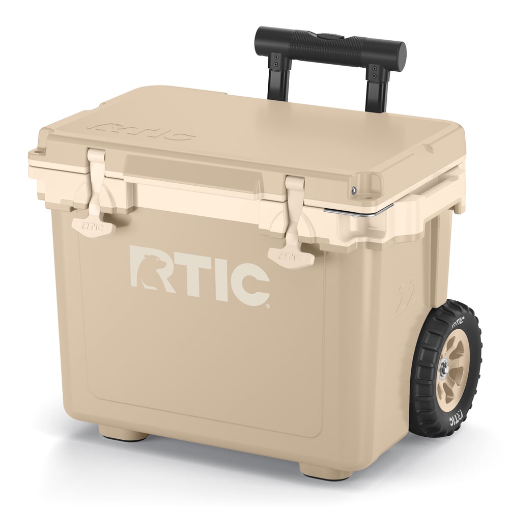 22 QT Ultra-Light Wheeled Cooler, Beach