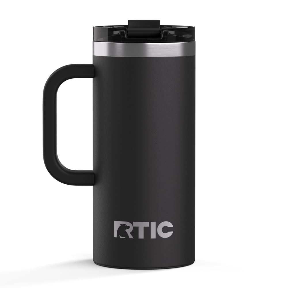 16oz Road Trip Travel Mug, Black Image