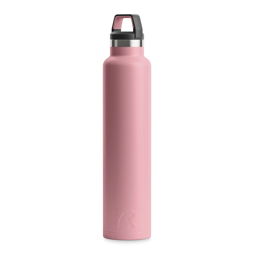 RTIC 26oz Water Bottle, Dusty Rose, Matte, Stainless Steel & Vacuum Insulated