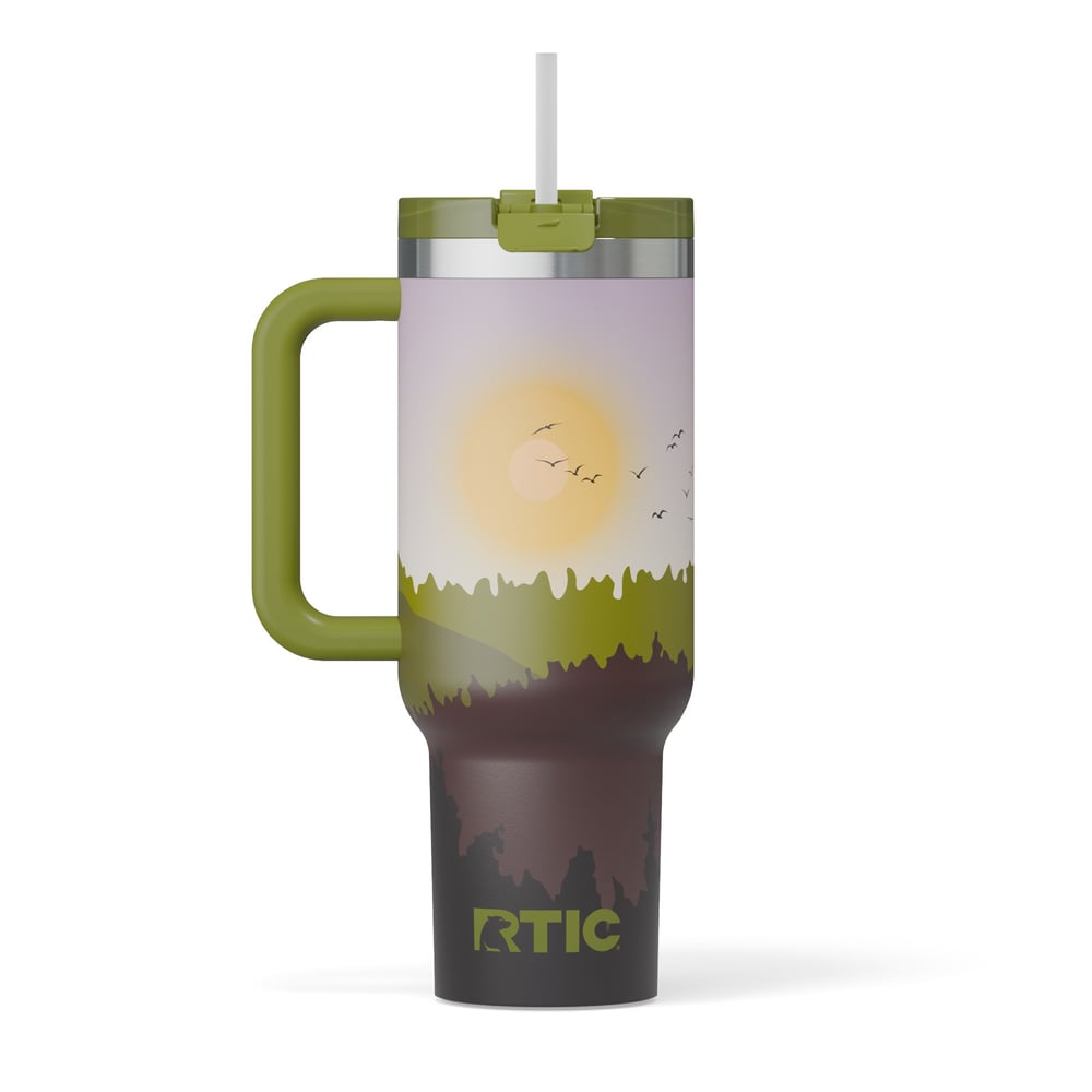 40oz Road Trip Tumbler, Deep Woods