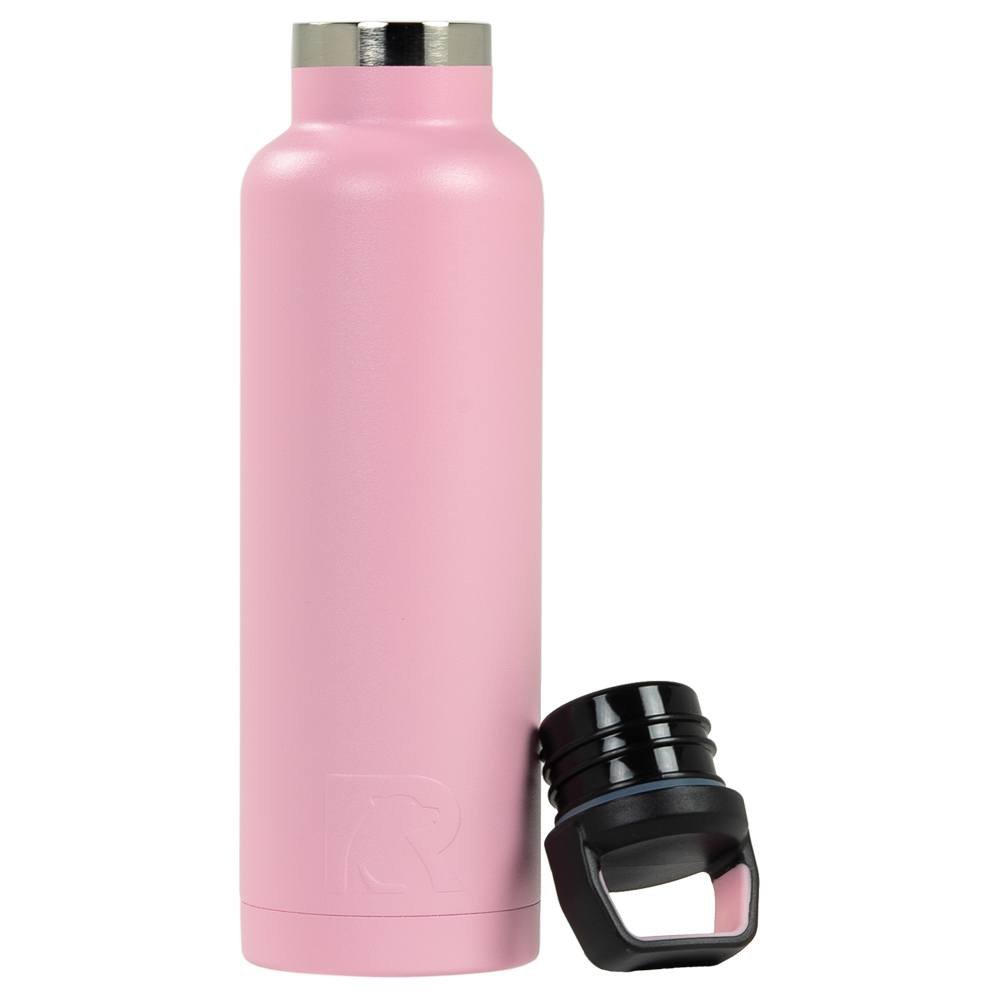 20oz Water Bottle, Flamingo, Matte Image