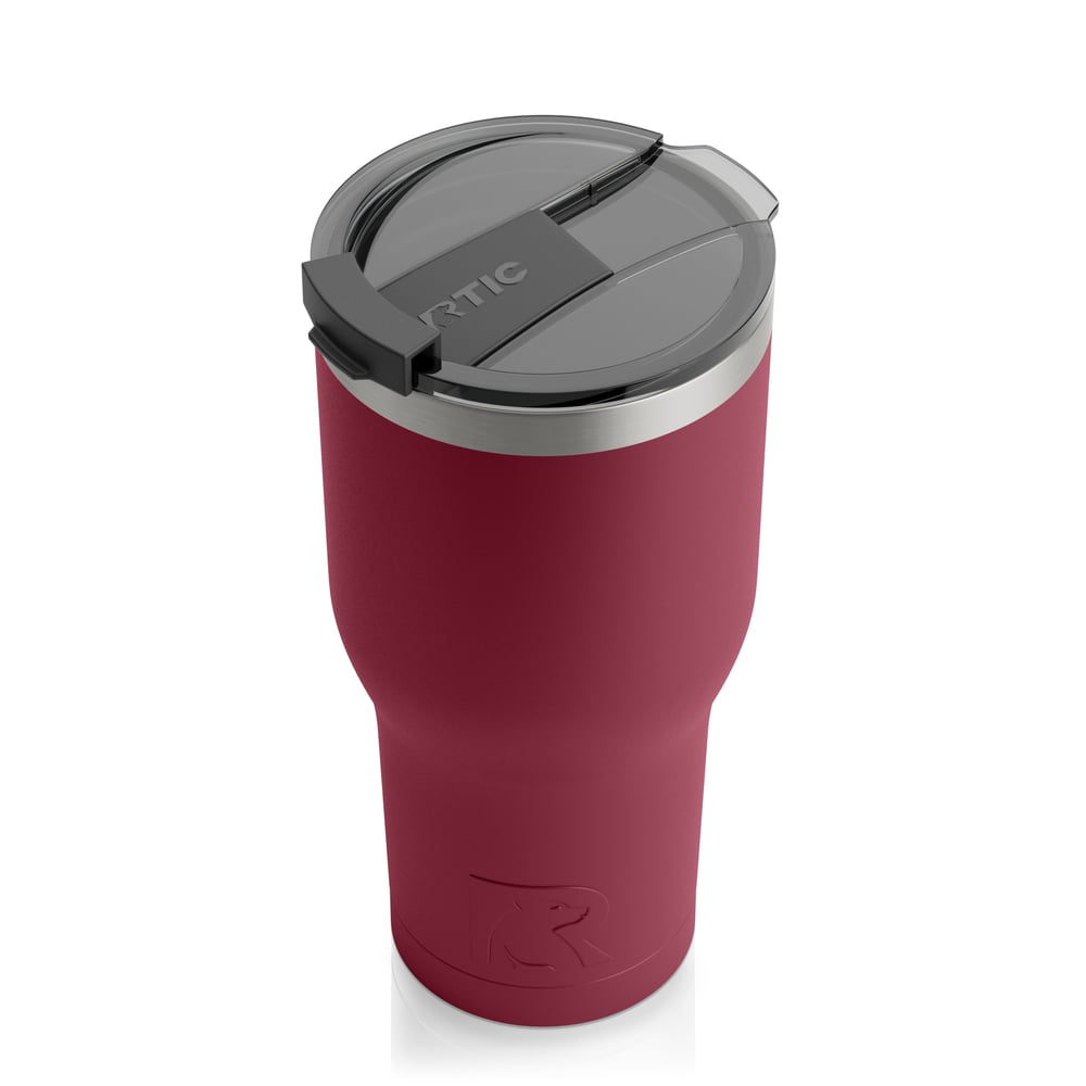 30oz Tumbler, Maroon, Matte Image