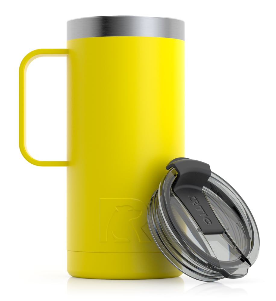 16oz Travel Mug, Sunflower, Matte Image