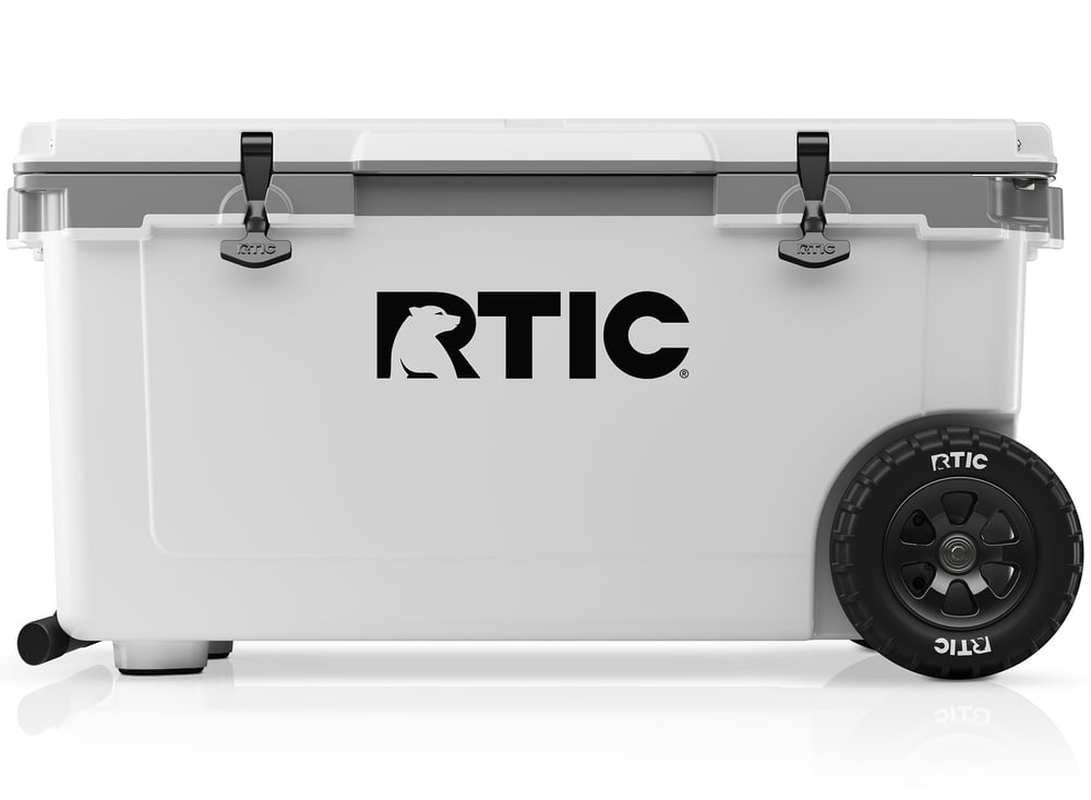 72 QT Ultra-Light Wheeled Cooler, White & Grey Image