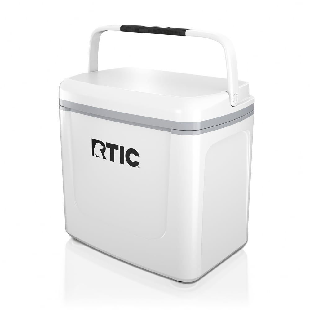 8 QT Road Trip Personal Cooler, White & Grey