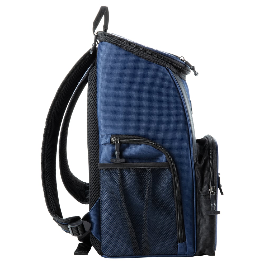 15 Can Lightweight Backpack Cooler, Navy & Black Image