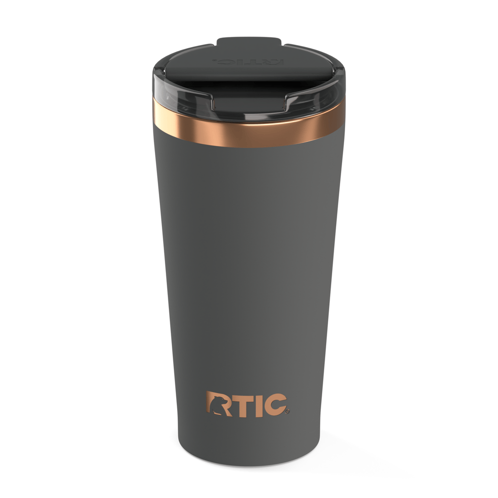 18oz Happy Hour Pint Tumbler, Light Black Image