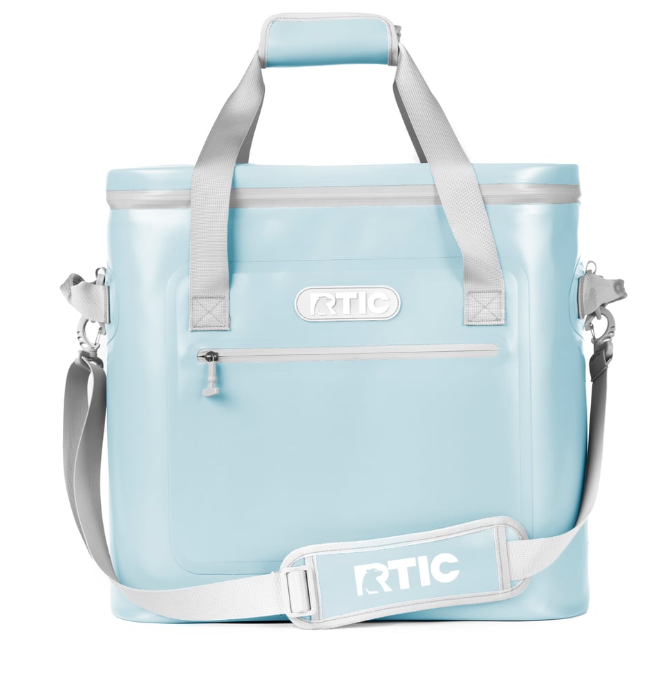 RTIC 50 Can Ultra-Tough Soft Cooler, Sky Blue Leakproof & Puncture Proof