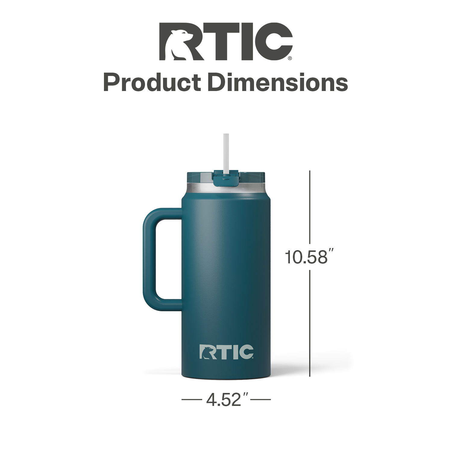 衛生日用品 RT-220000 RTIC 64 oz Road Trip Tumbler: All-Day Cold & Fresh Taste | RTIC